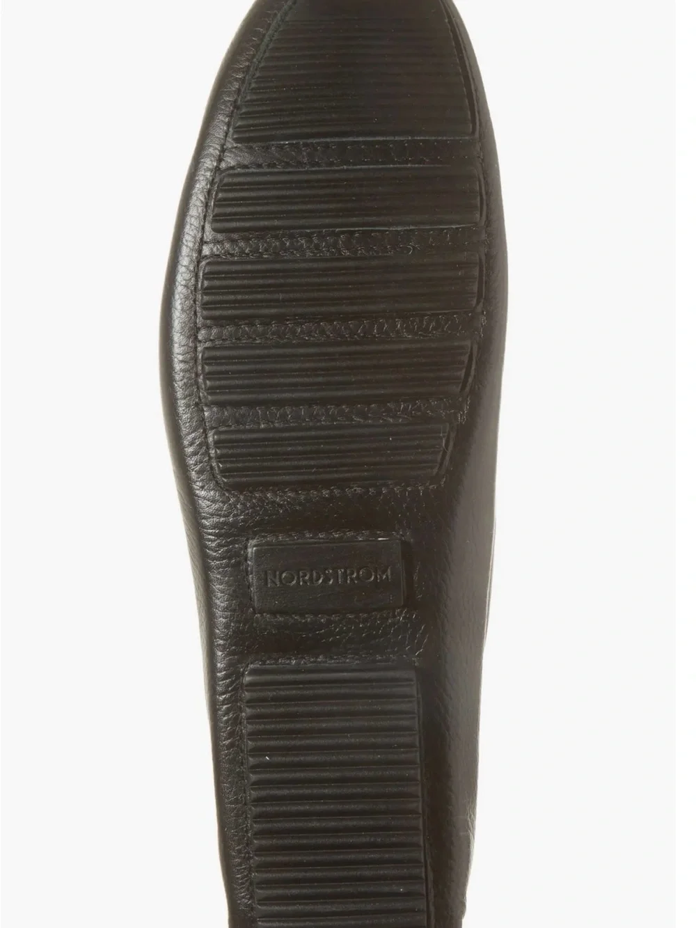 NWOT Nordstrom Men’s Black Leather Bit Driving Loafers